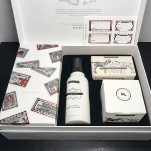 Beekman 1802 Pure Goat Milk Boxed Set Bar Soap Body Wash Cream New Damaged